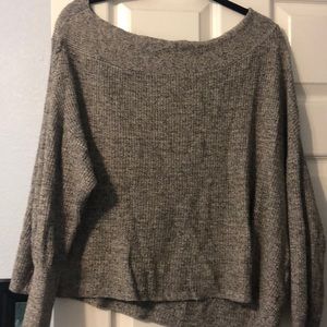 Free People Heather Gray Sweater